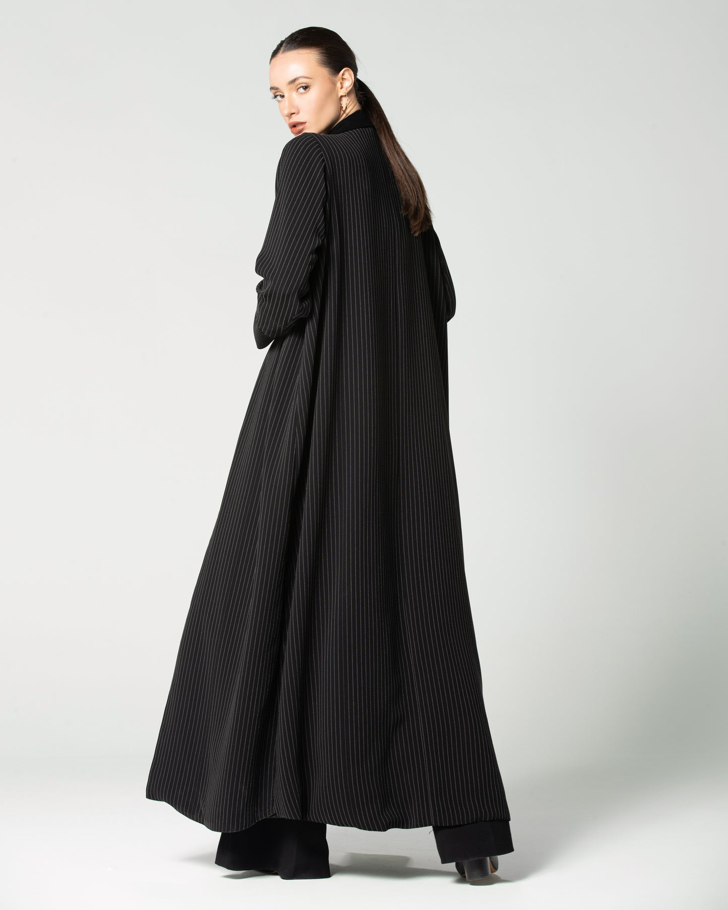 Black Bold Abaya