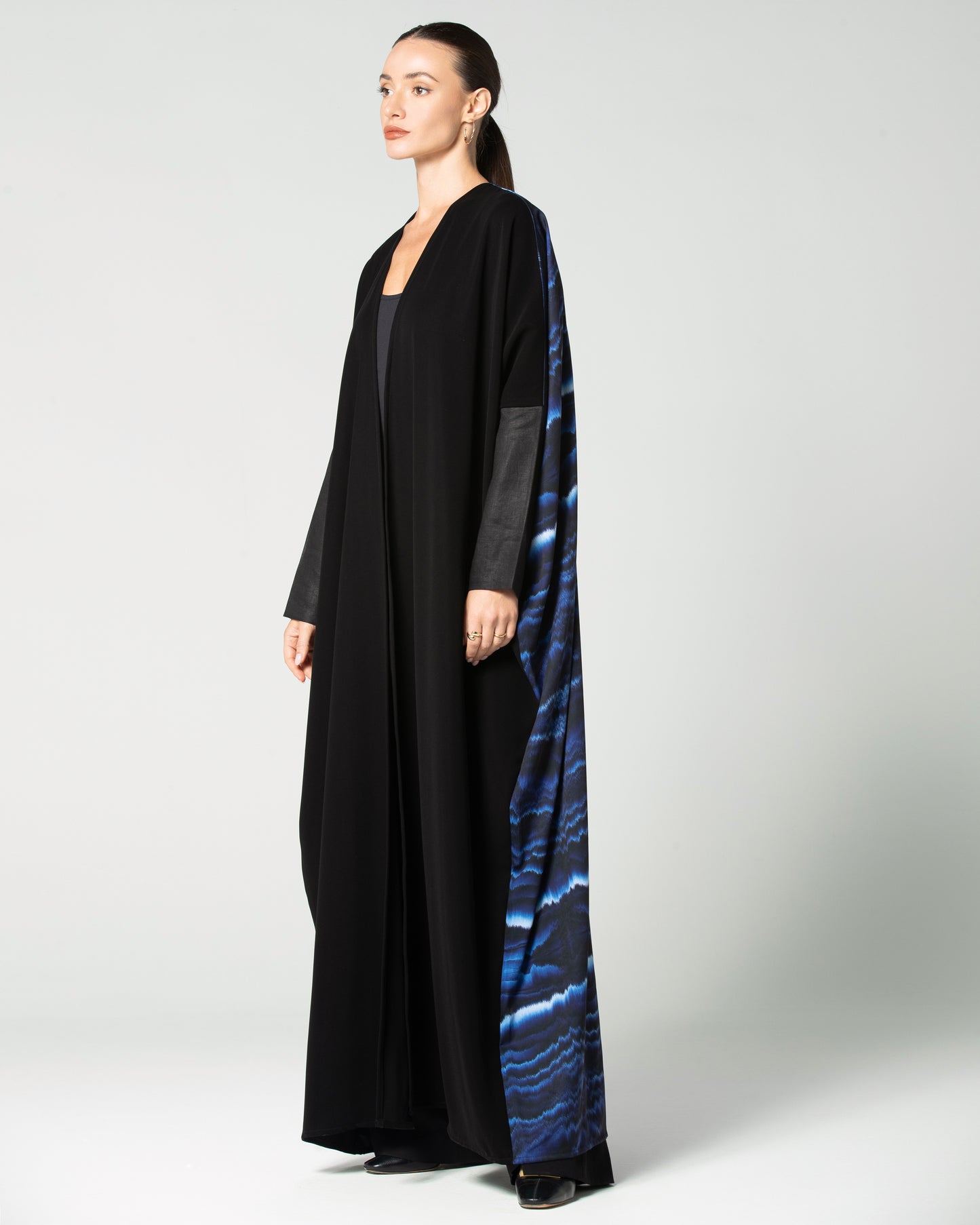 Blue Waves Abaya