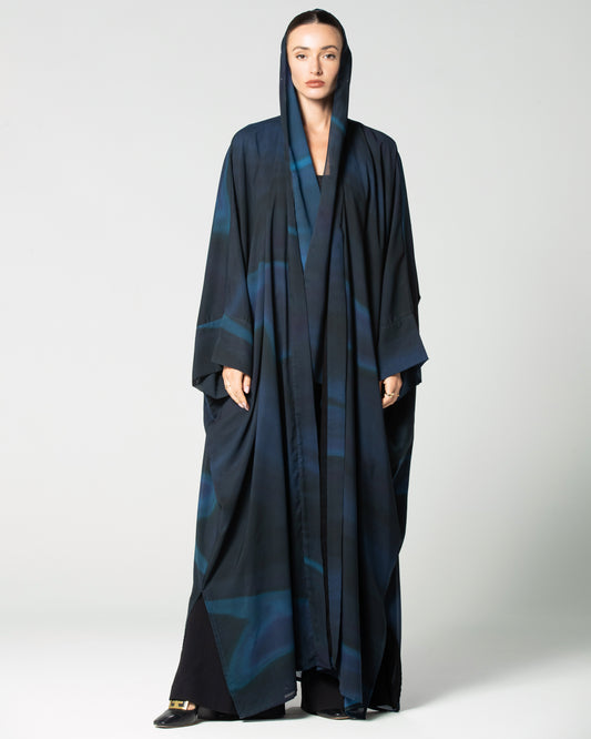 Blue Space Abaya