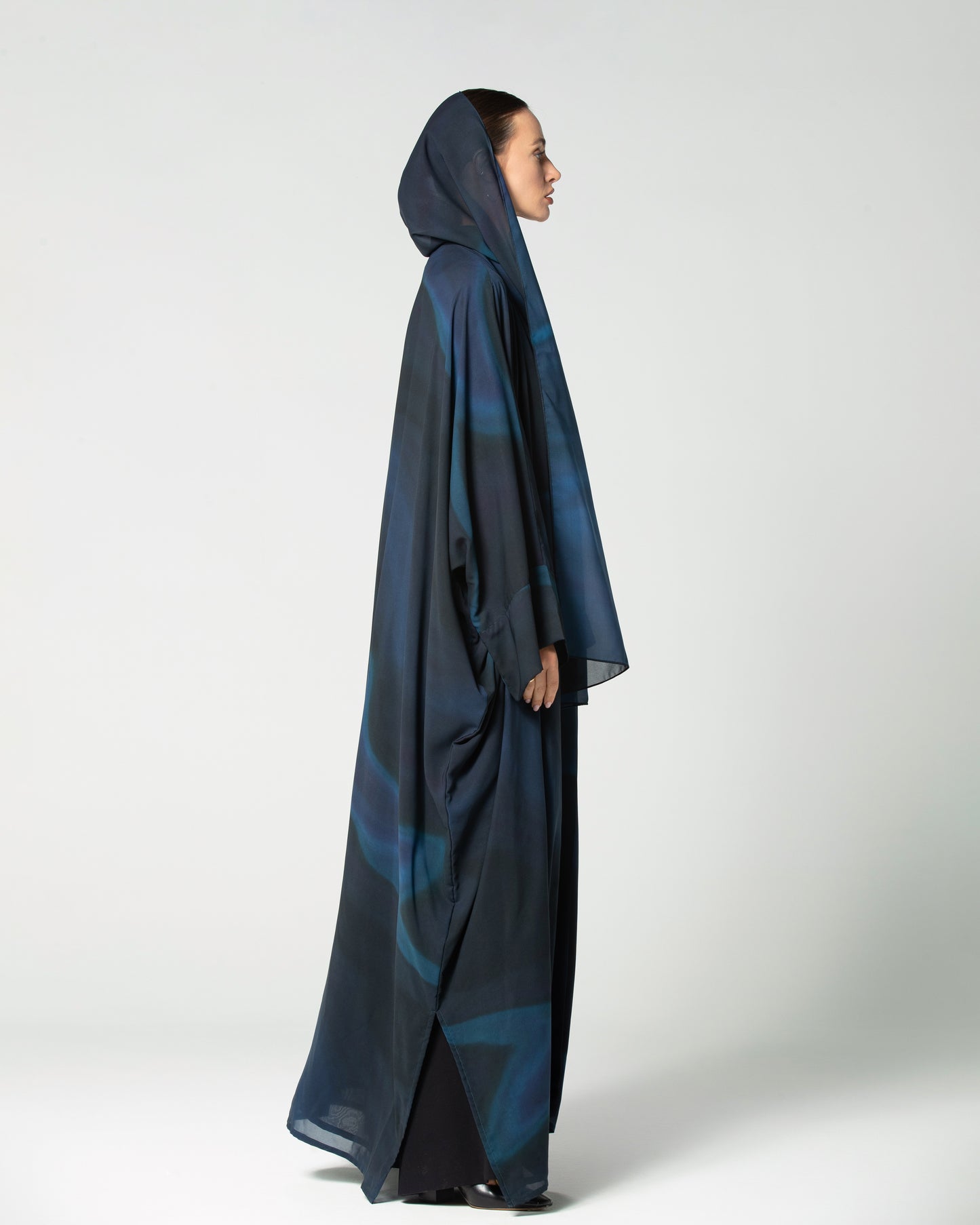 Blue Space Abaya