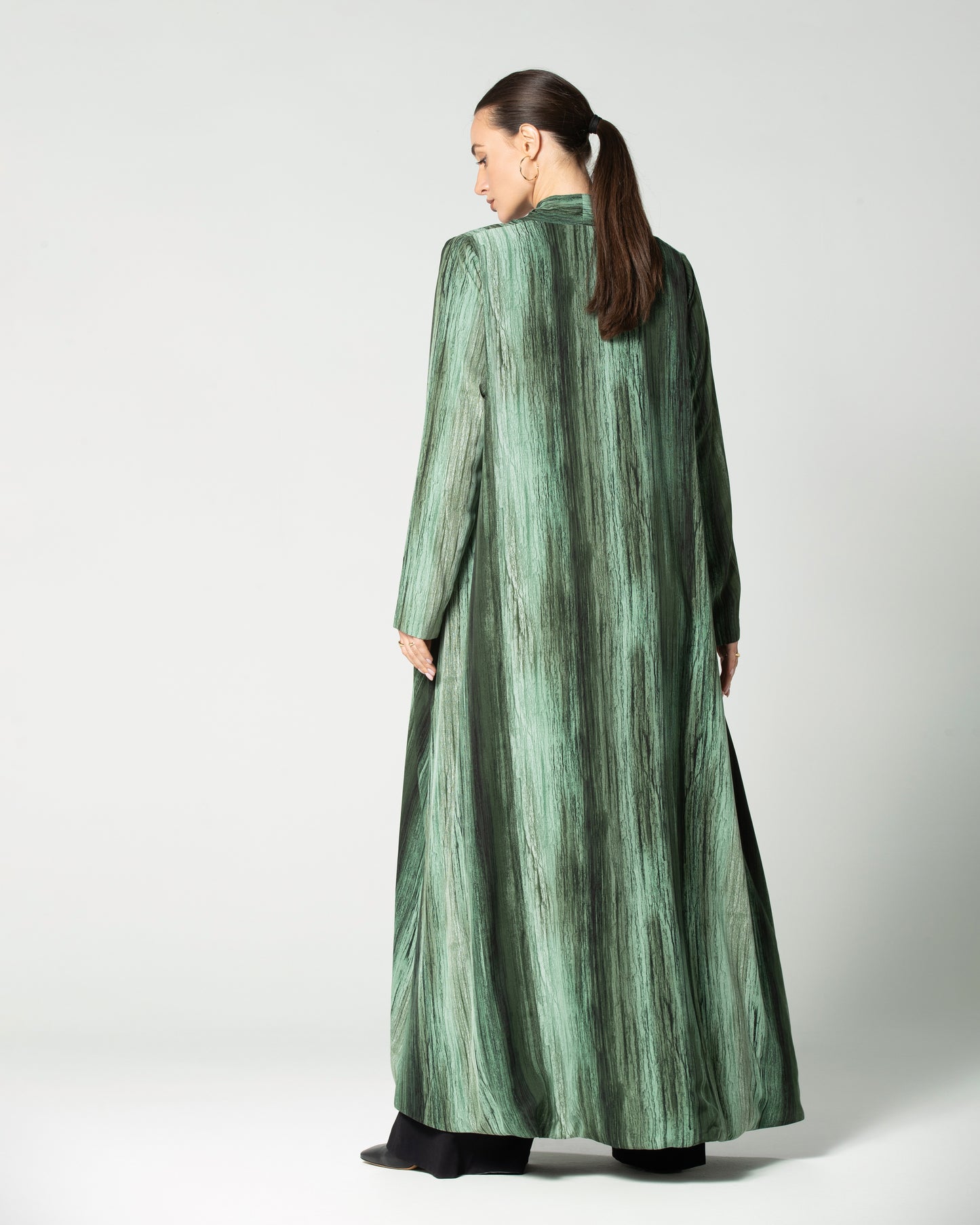 Green shades Abaya