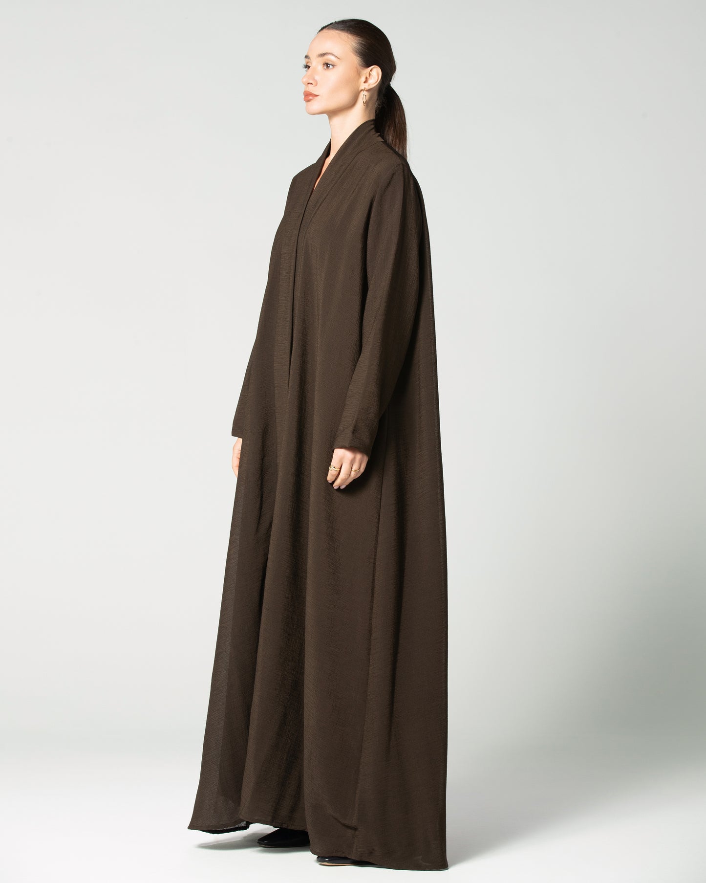 Plain Brown Abaya