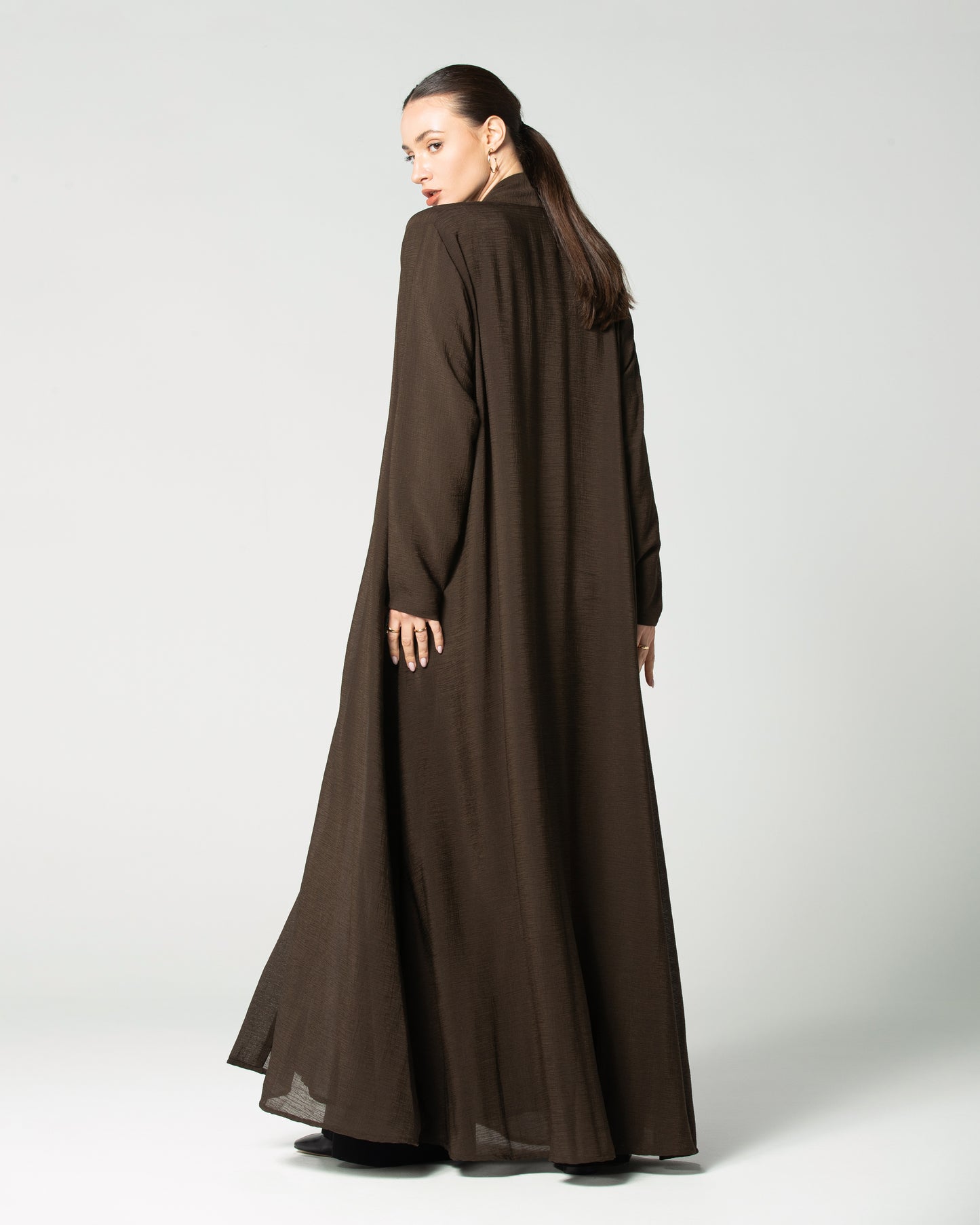 Plain Brown Abaya