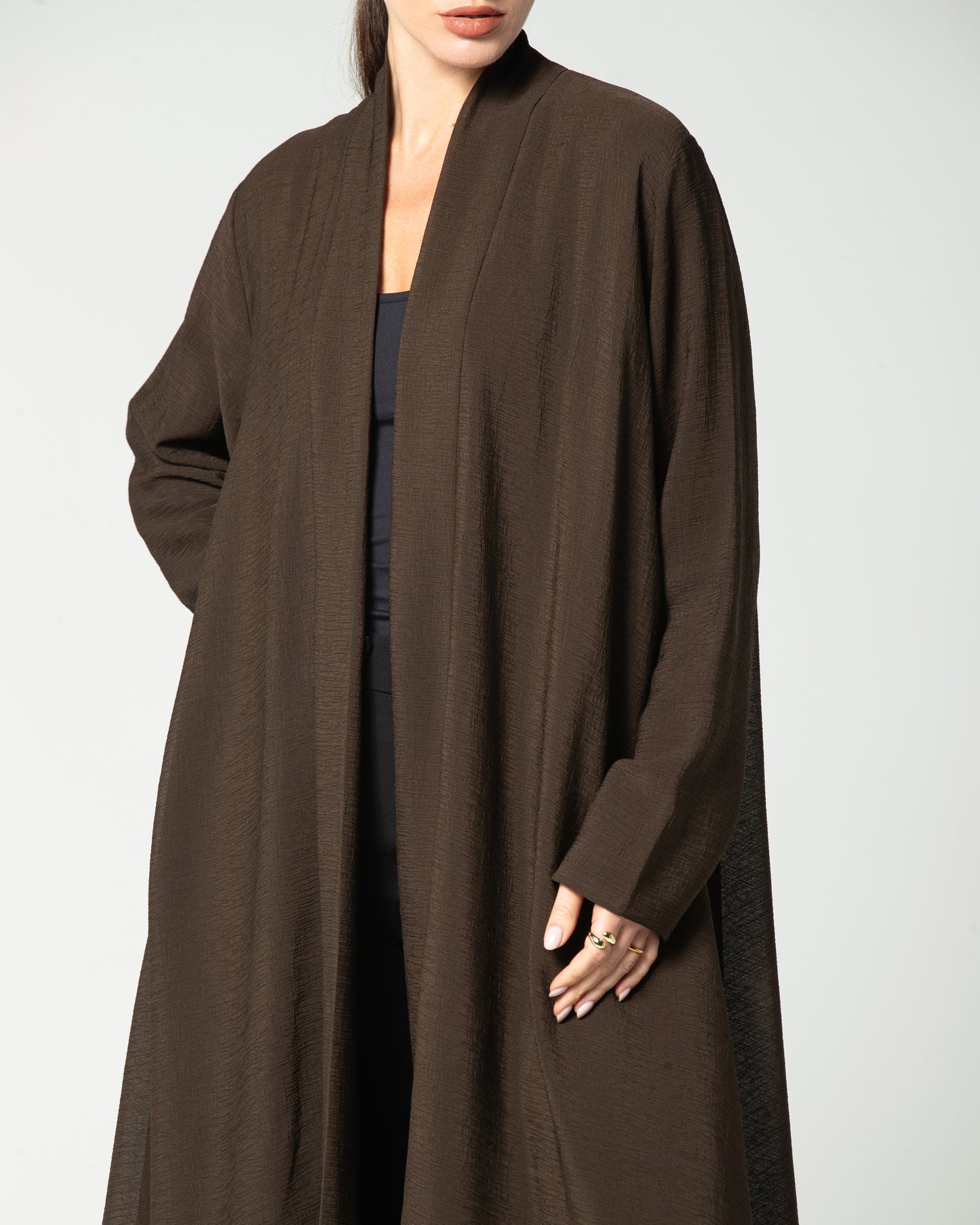 Plain Brown Abaya