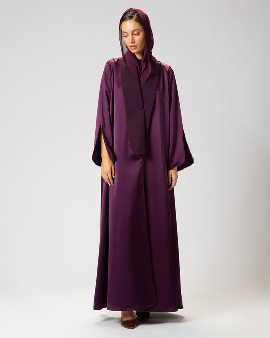 Byzantium Purple Abaya