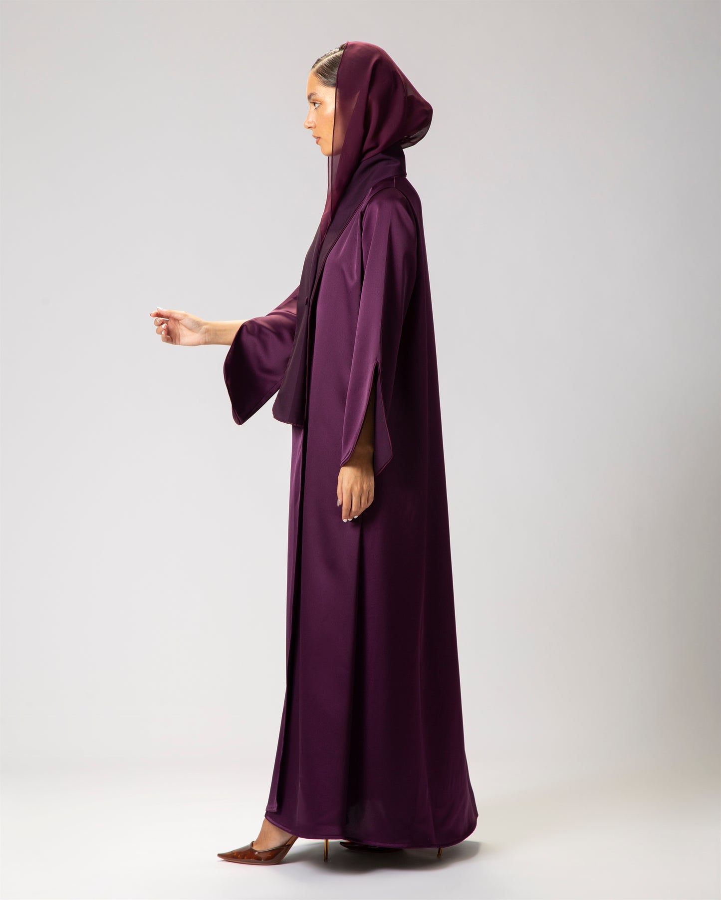 Byzantium Purple Abaya