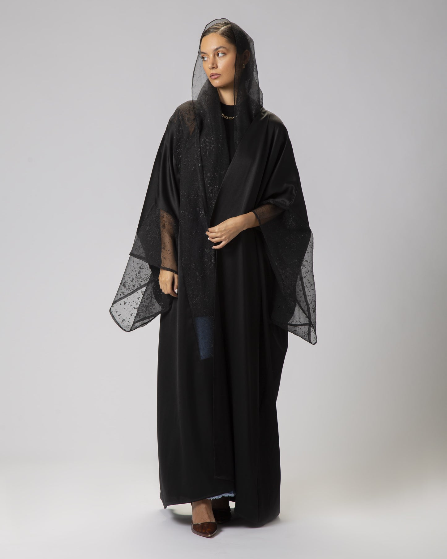 Black Wedding Abaya