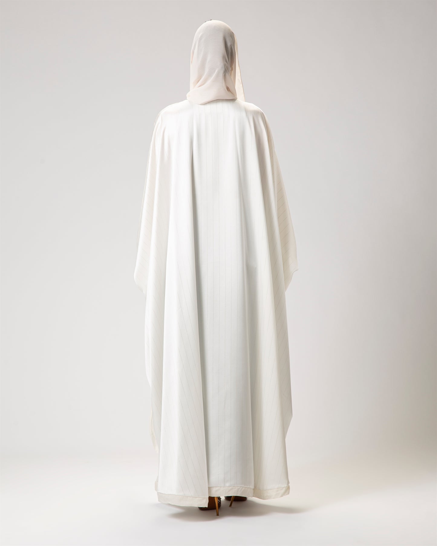 Cream White Abaya